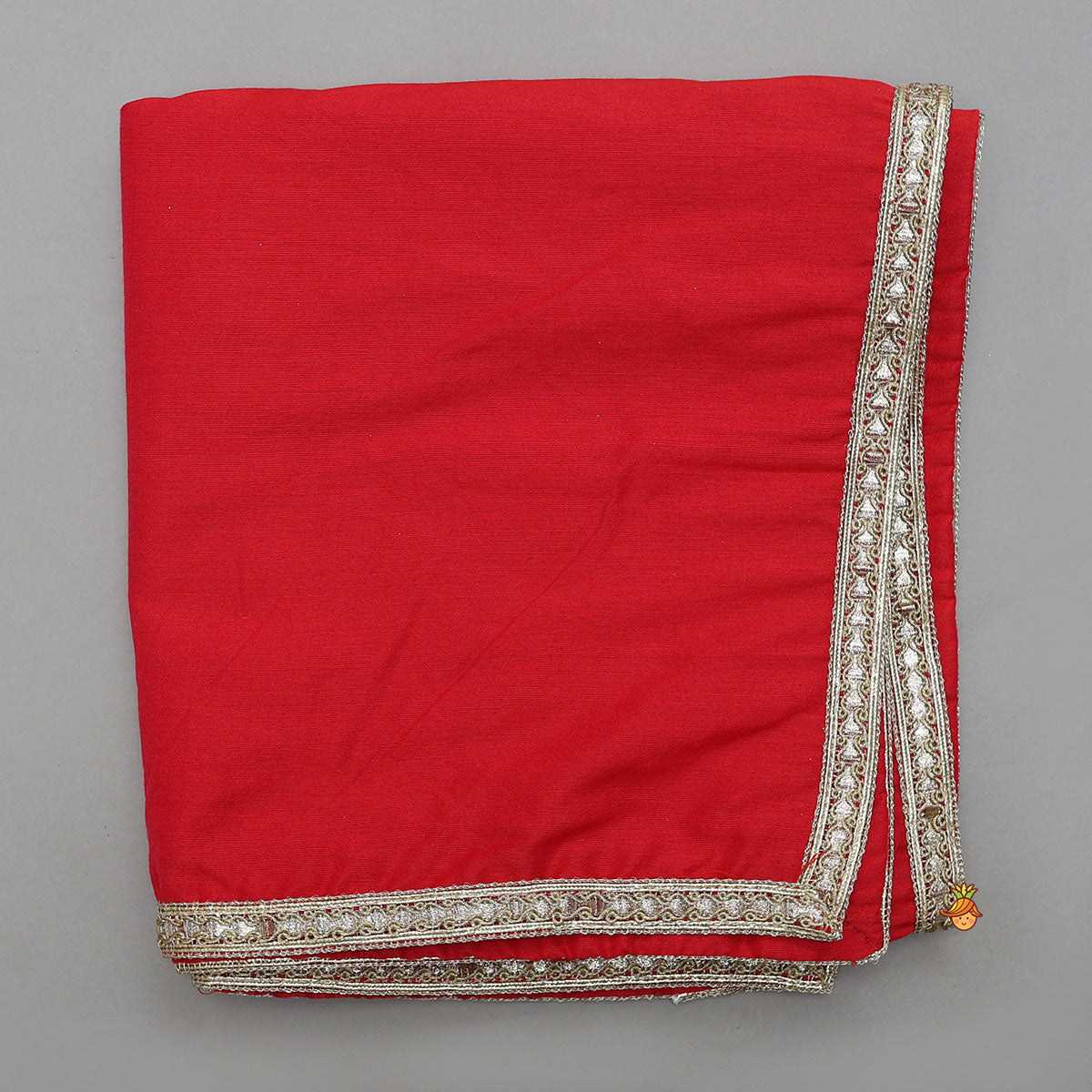 Graceful Pleated Crop Top And Floral Tiered Lehenga With Dupatta