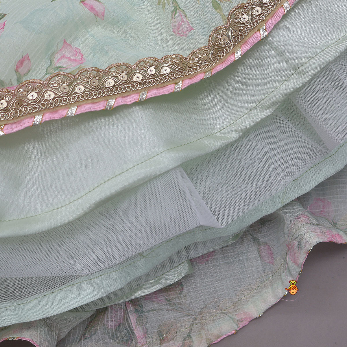 Stylish Cut-Out Back Anarkali With Attached Dupatta