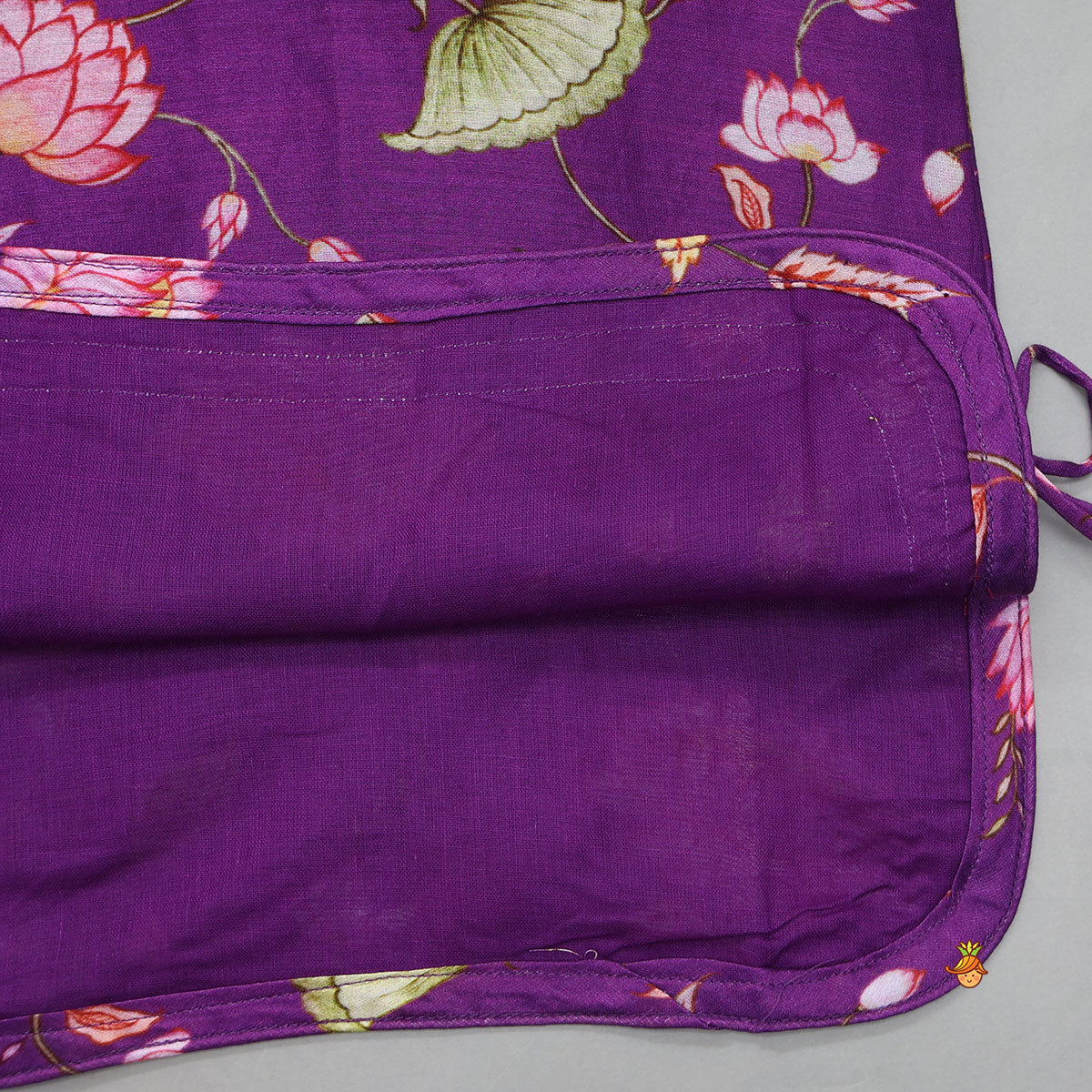 Fringe Detail Kurti With Farshi Salwar And Dupatta