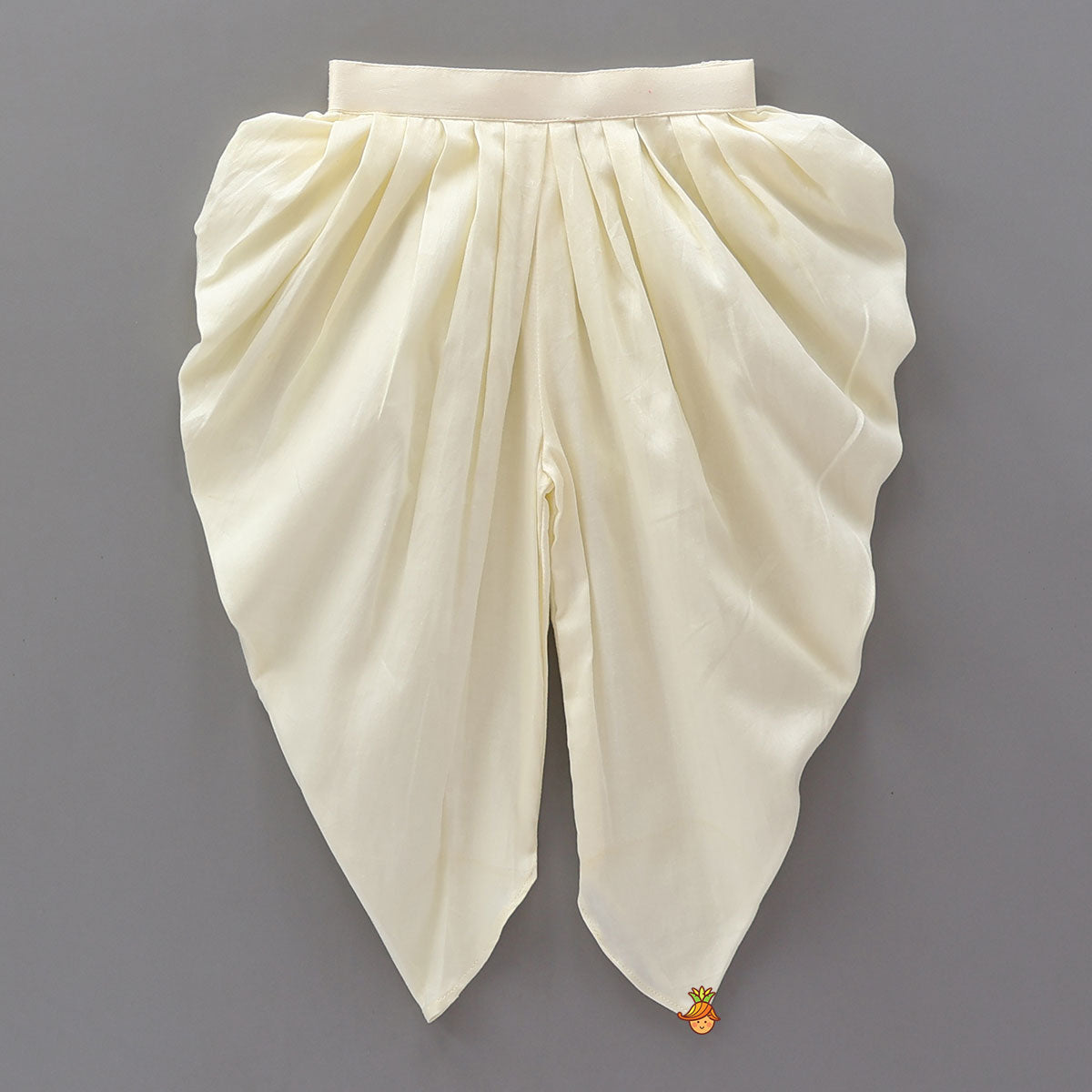 Krishna Motif Embroidered Kurta And Dhoti