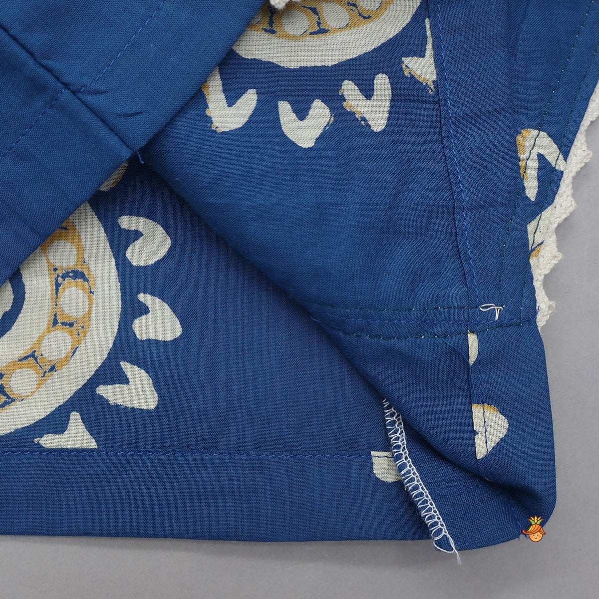 Stylish Hem Crop Top With Tiered Lehenga