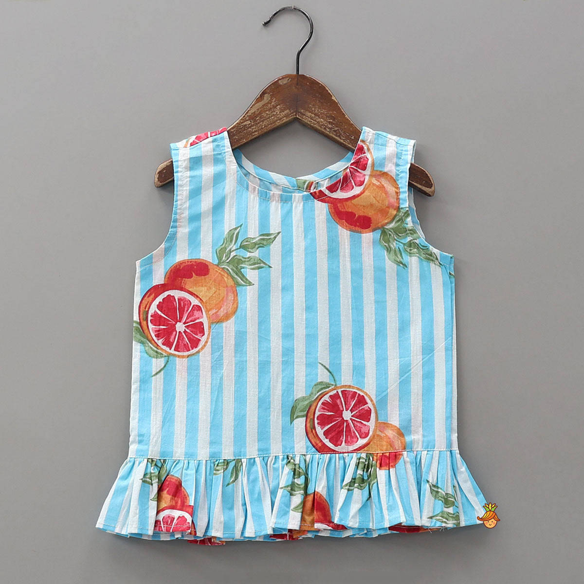 Ruffle Hem Sleeveless Top And Pant