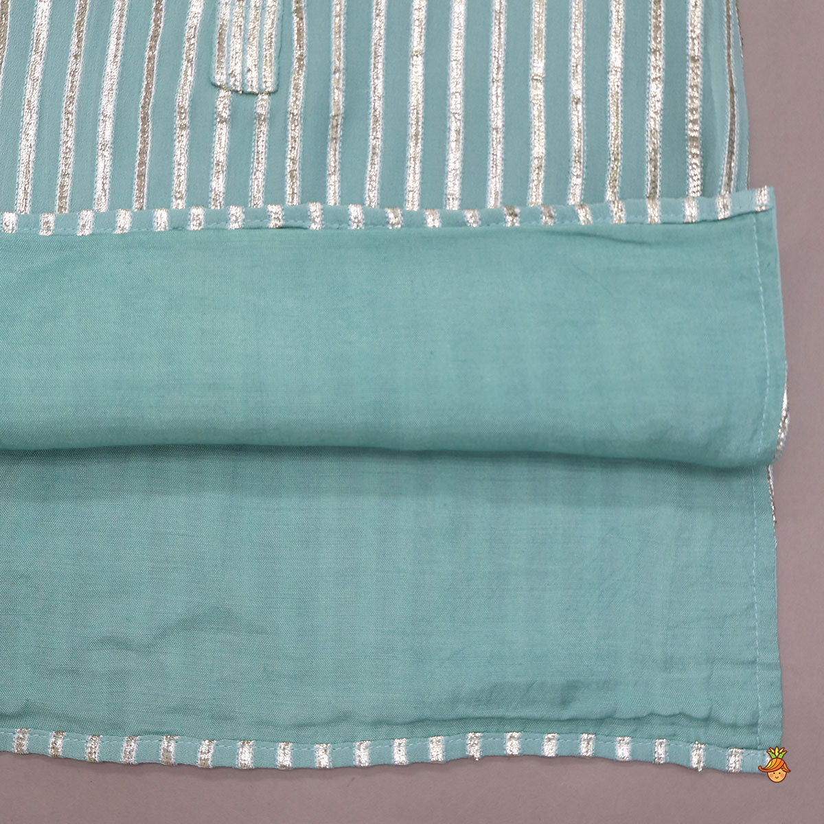 Festive Gota Embroidered Kurta With Pyjama