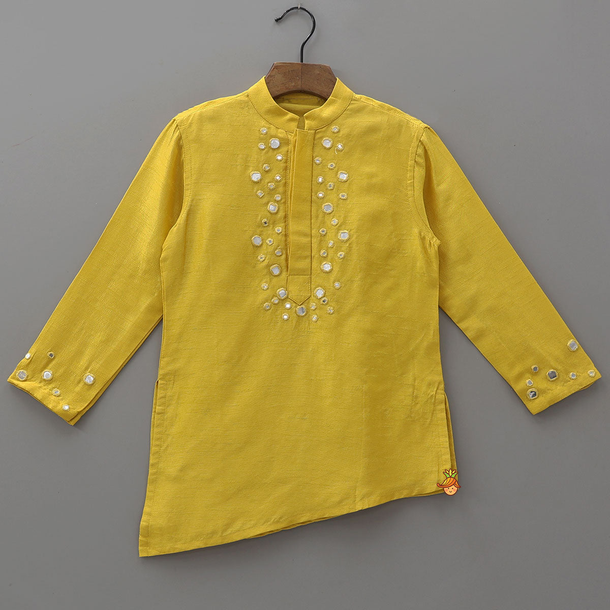 Asymmetric Stylish Kurta And Pyjama