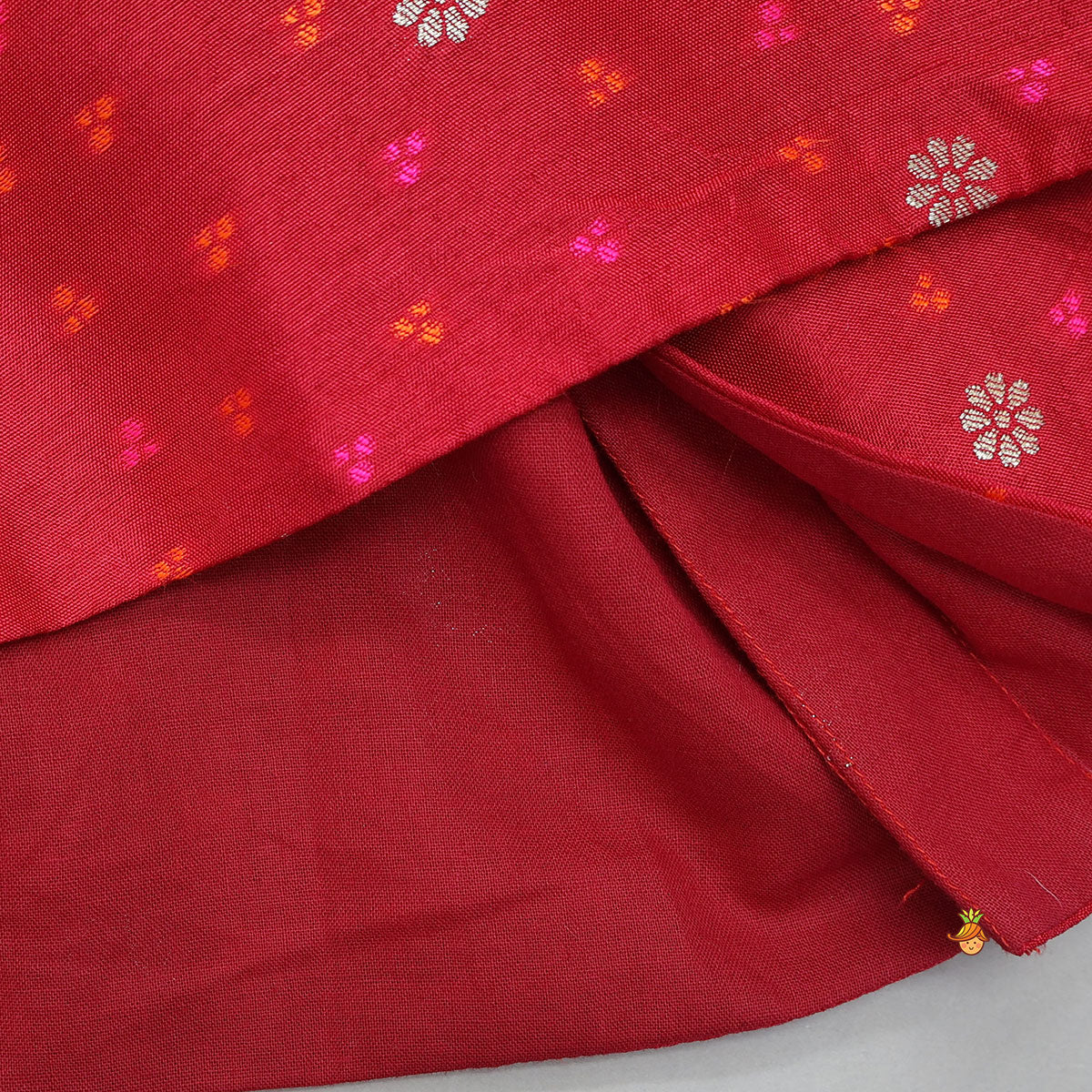 Krishna Embroidered Festive Kurta And Dhoti