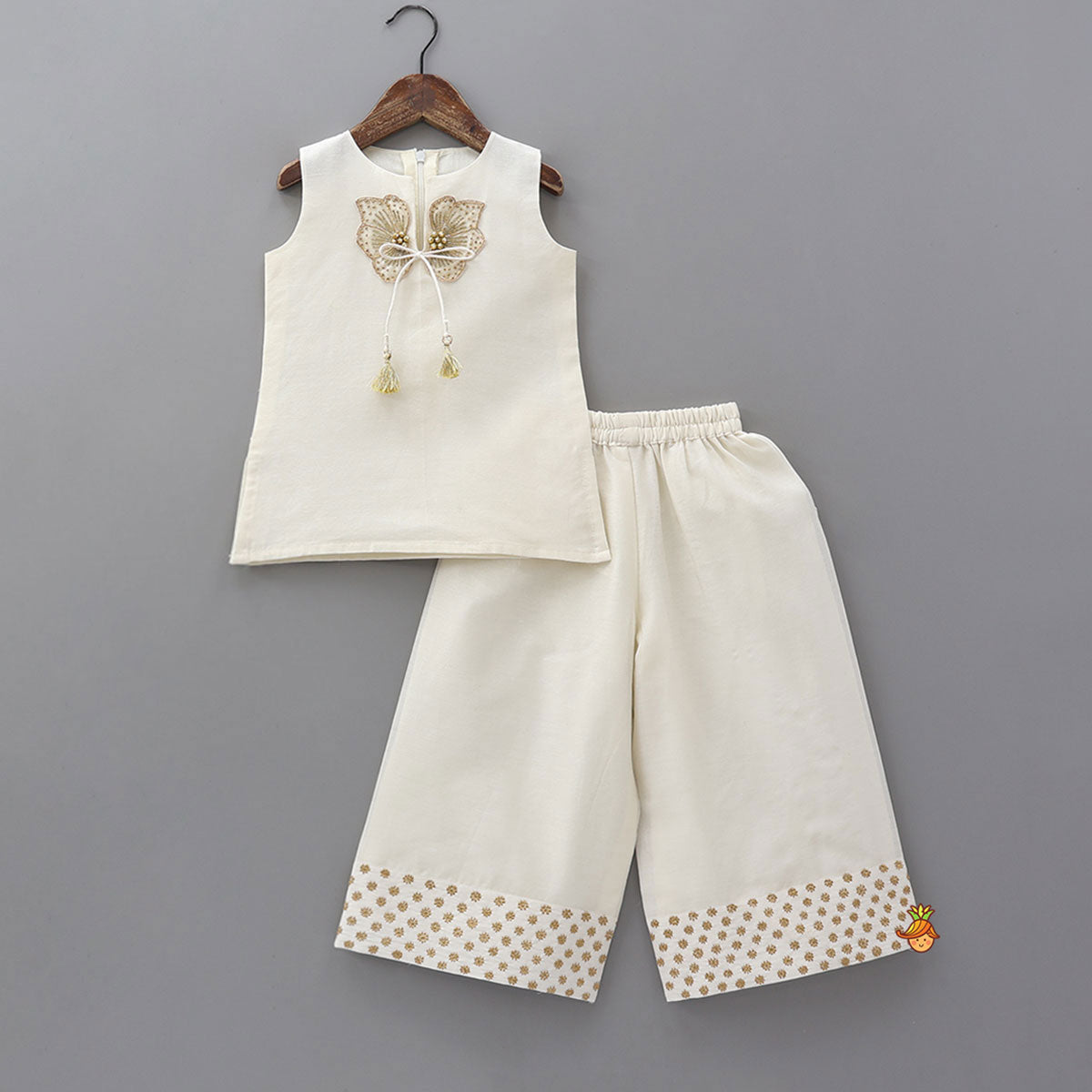 Front Slit Top And Palazzo