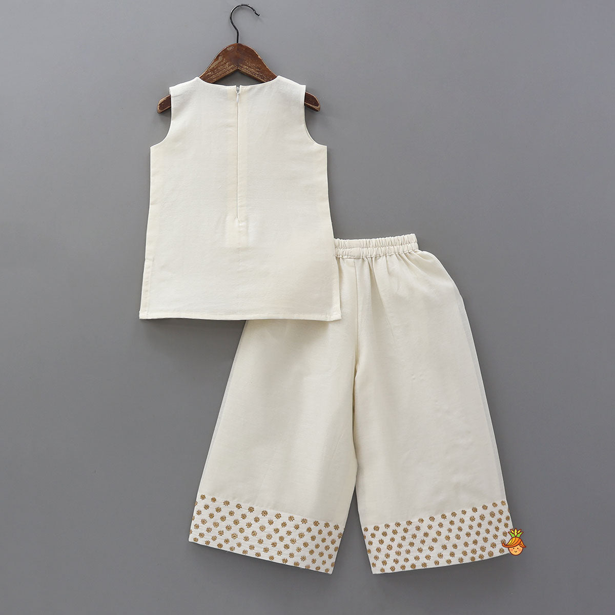 Front Slit Top And Palazzo