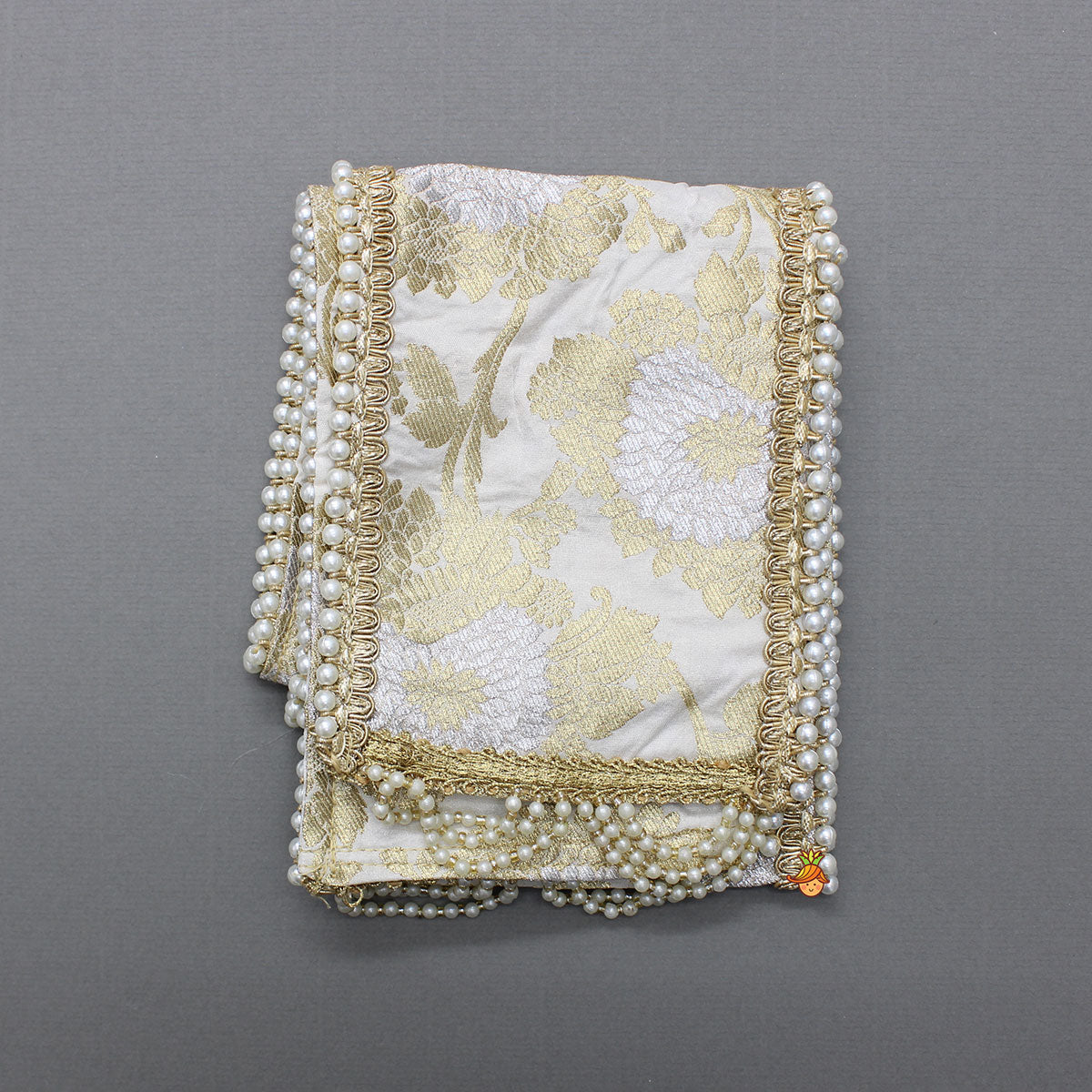Festive Brocade Dhoti Set With Matching Stole
