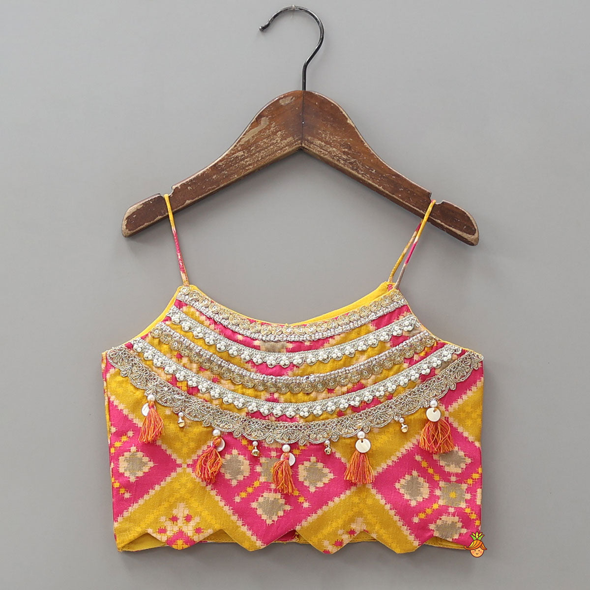 Strappy Silk Top And Draped Palazzo