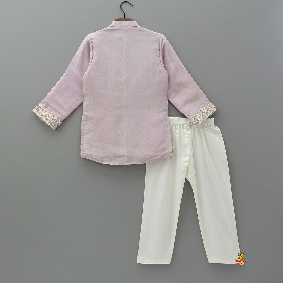 Floral Embroidered Kurta With Pyjama