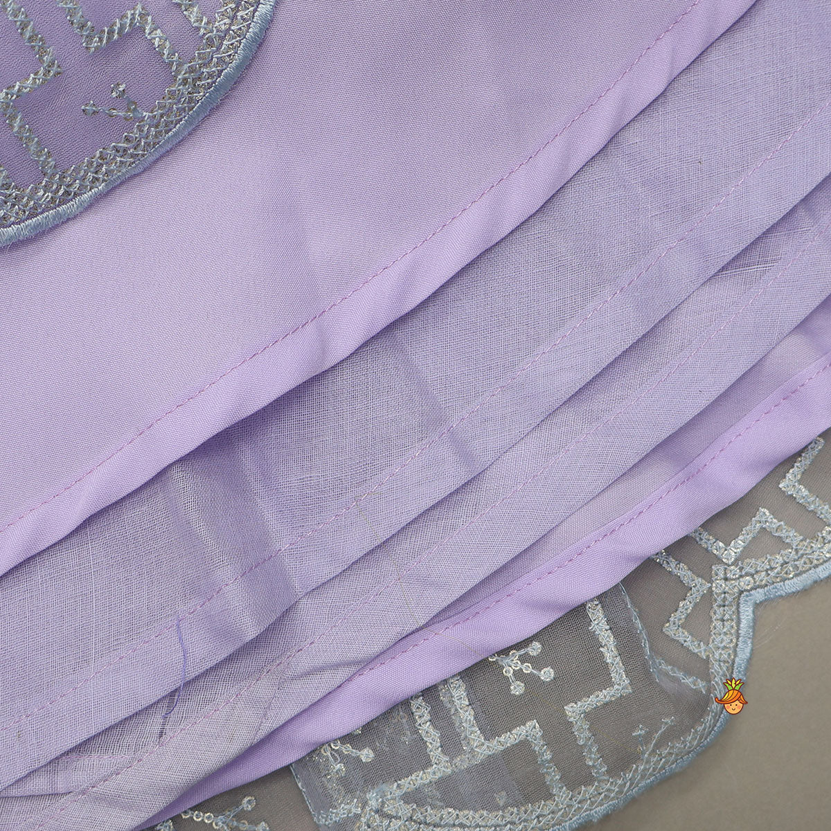 Gorgeous Organza Top And Lehenga With Tassels Detailing