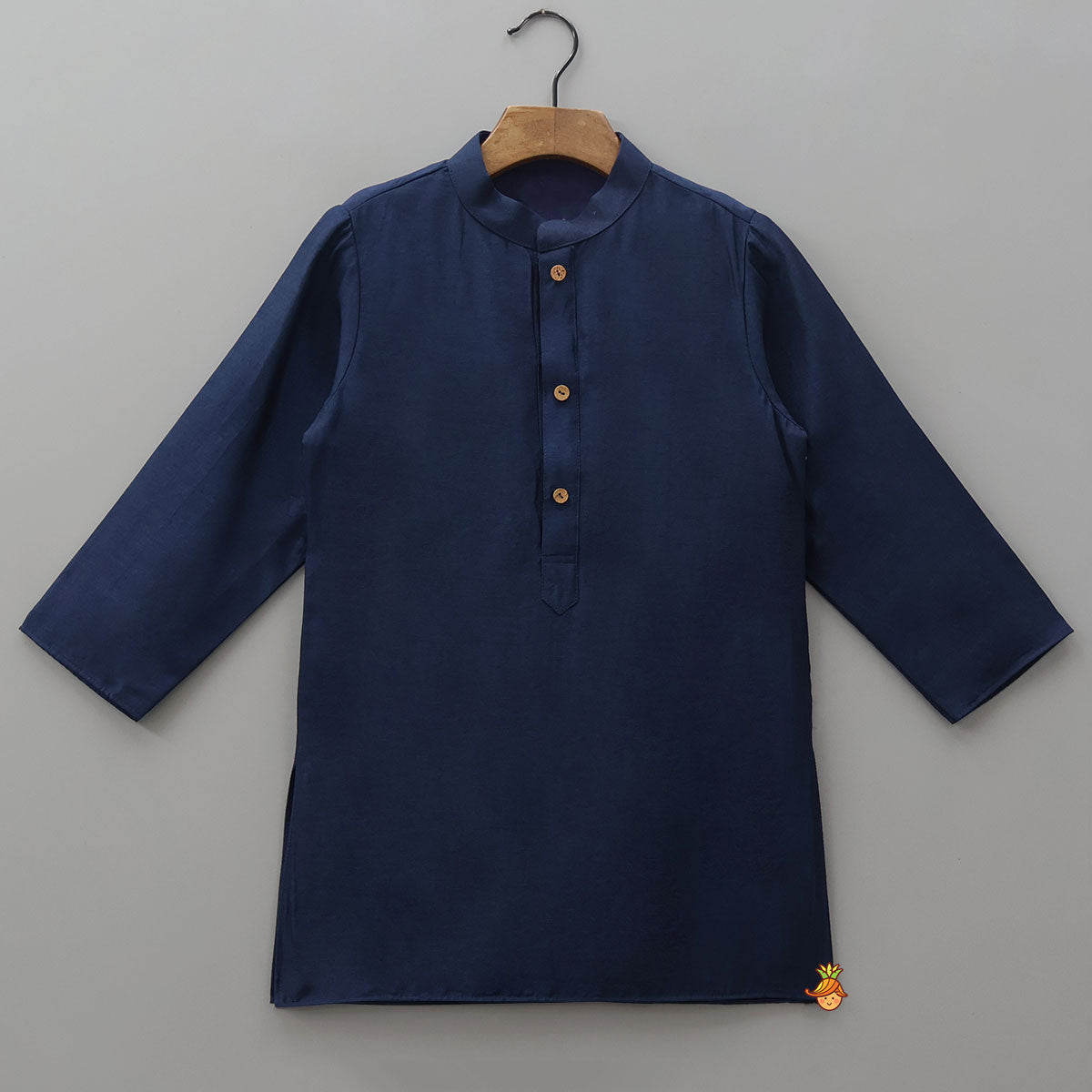 Silk Ethnic Kurta With Gota Leaf Work Jacket And Pyjama