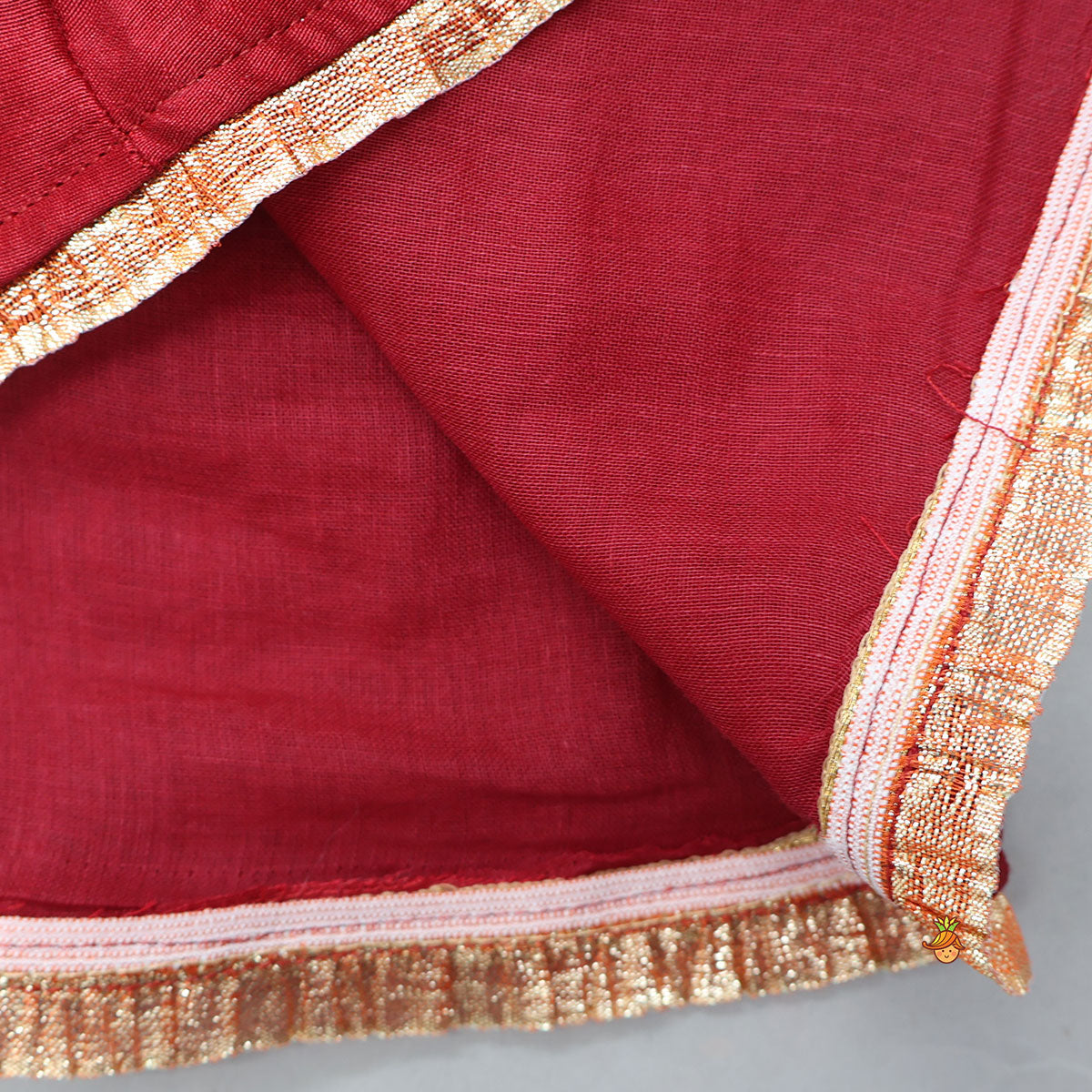Glamorous Beaded Kurti And Scalloped Pant
