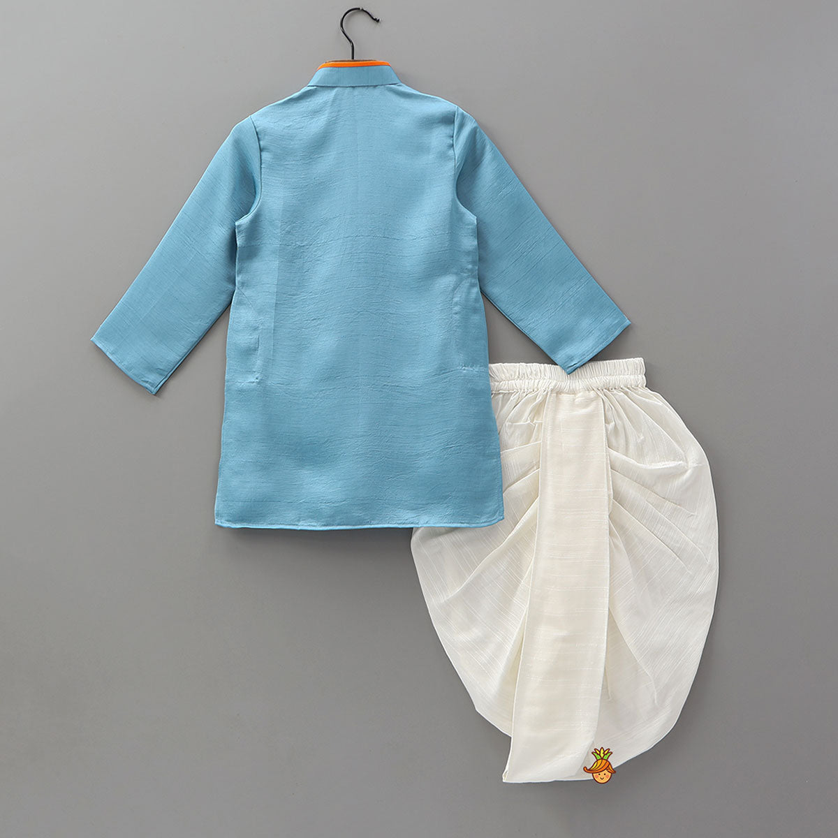 Pocket Detail Kurta And Dhoti