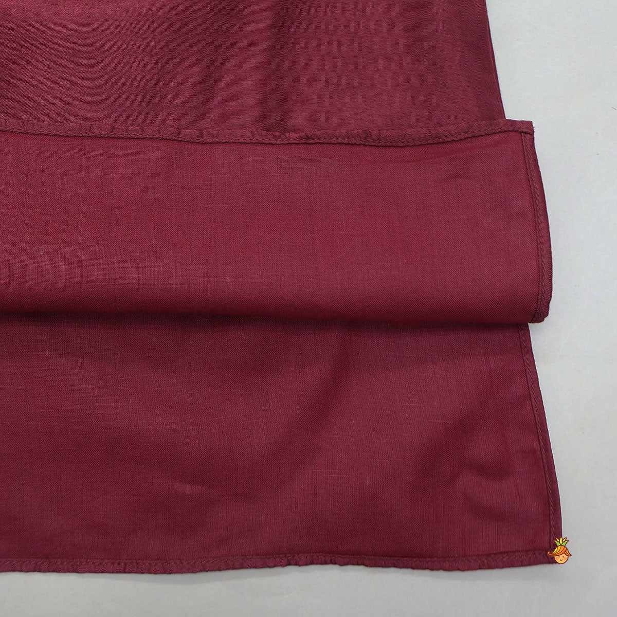 Mandarin Collar Hand Block Printed Kurta And Pyjama
