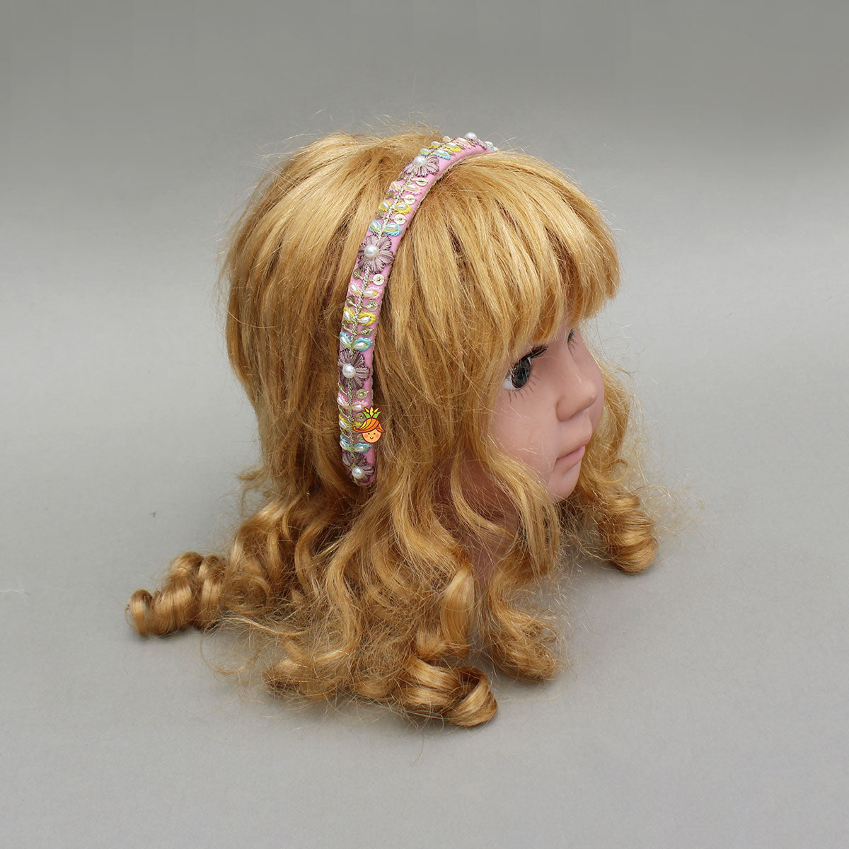 Adorable Floral Embroidered Pretty Hair Band