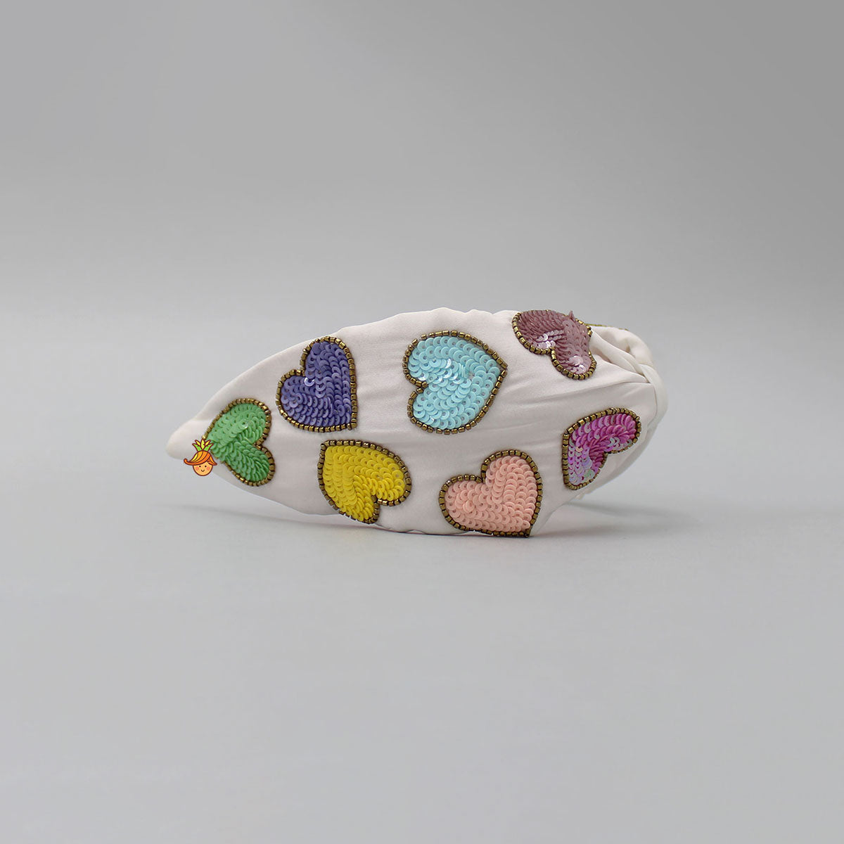 Multicolour Sequin Sweetheart Embroidered Hair Band