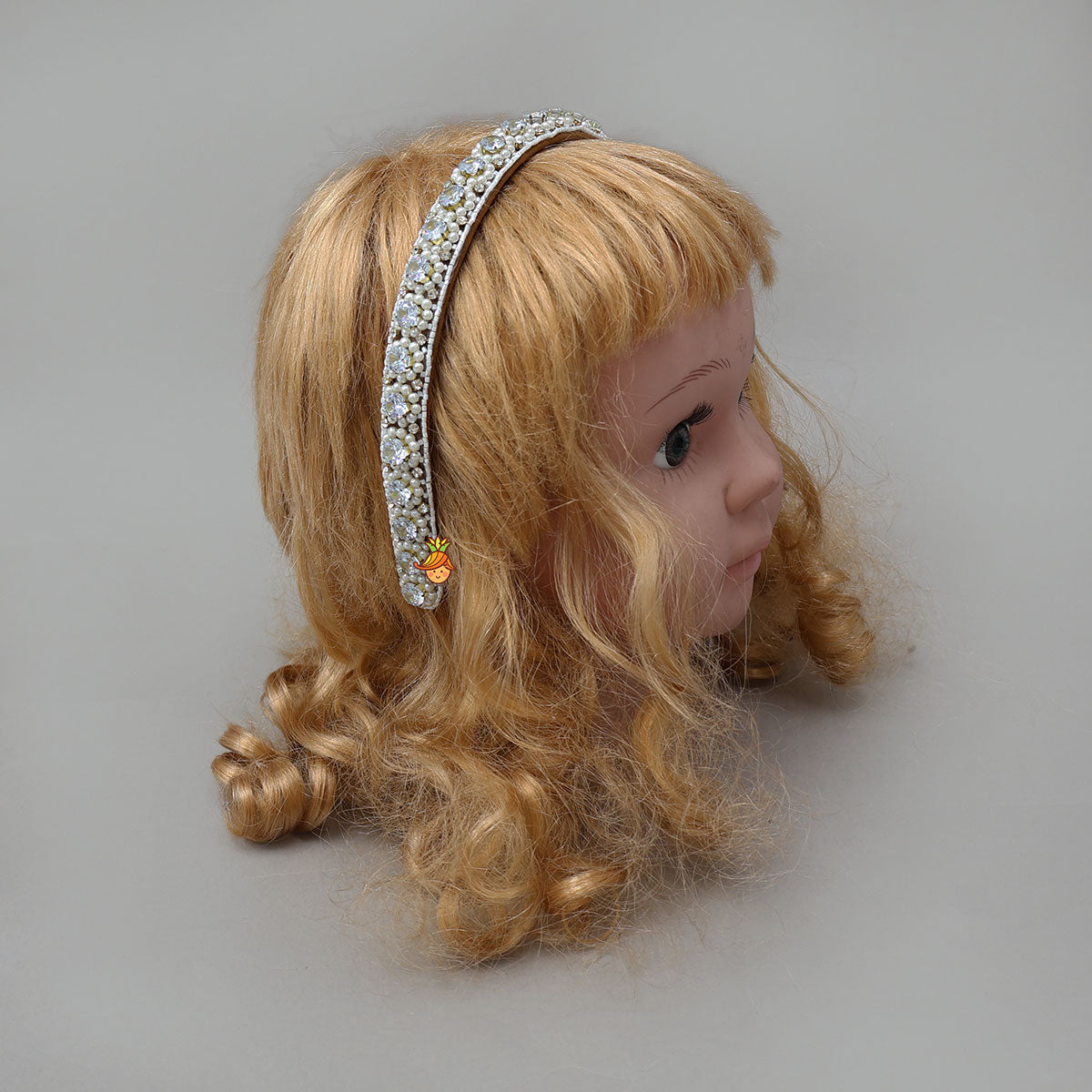 Floral Design Hand-Embroidered Hairband