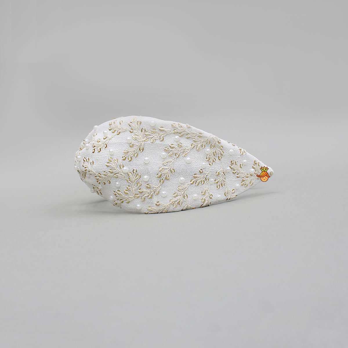Elegant Sequins Leaf Embroidered Hair Band