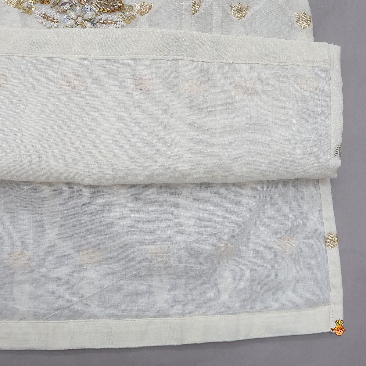 Intricate Cut Dana And Sequin Embroidered Kurta With Pyjama