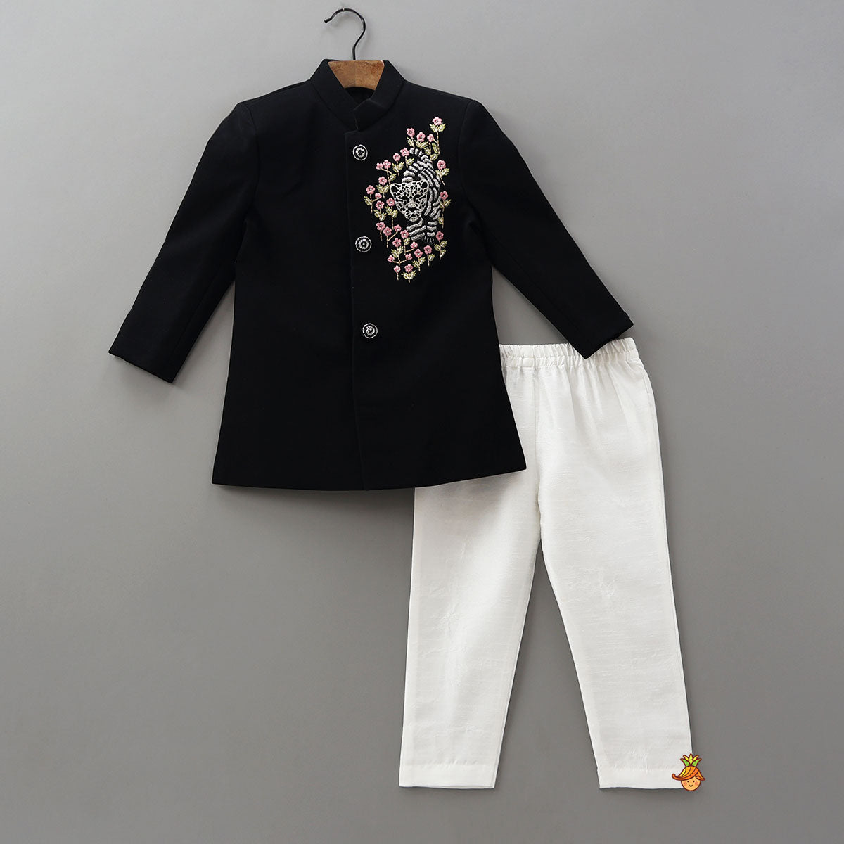 Intricate Embroidered Sherwani And Pyjama