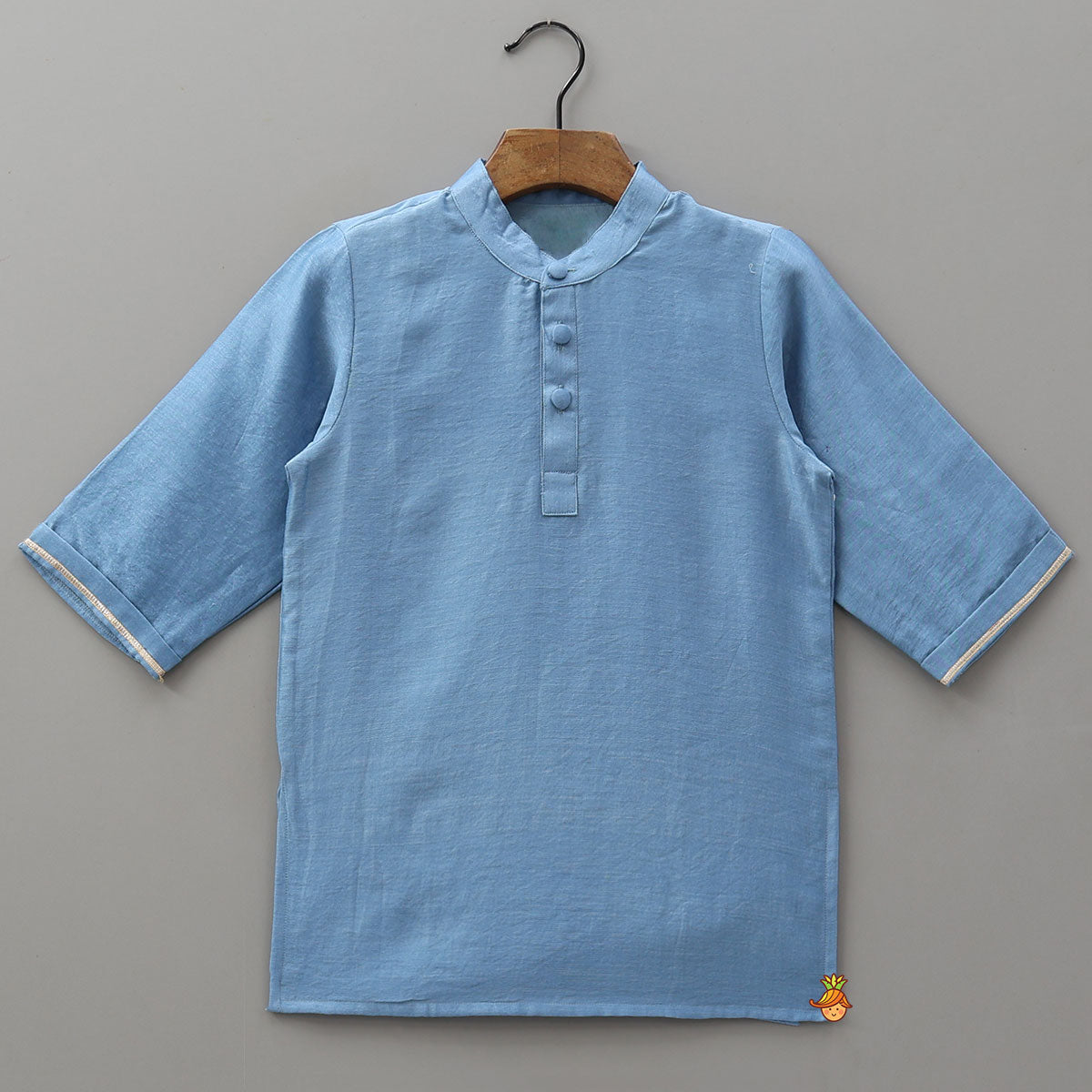 Traditional Kurta With Printed Jacket And Pyjama