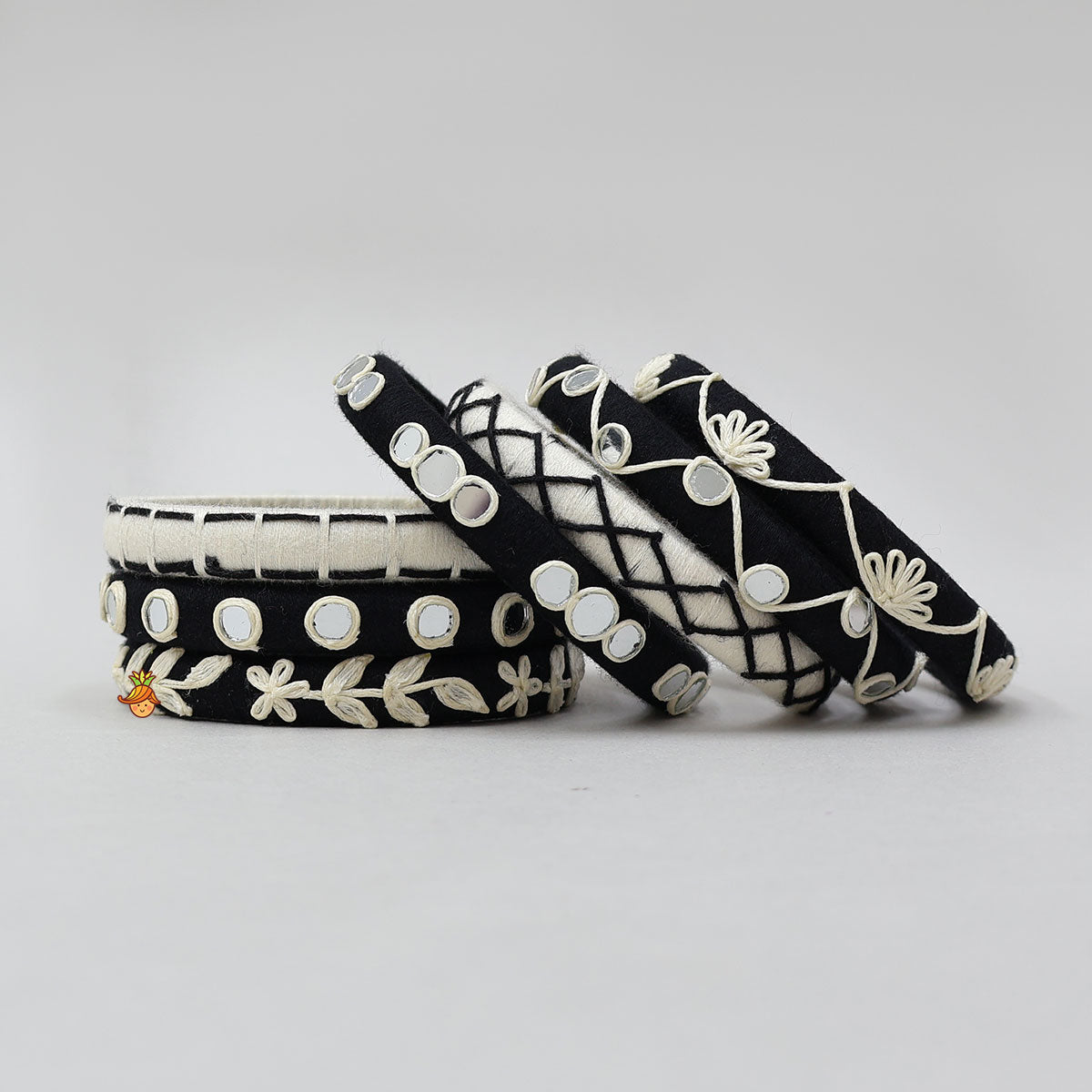 Charming Mirror Work Bangles