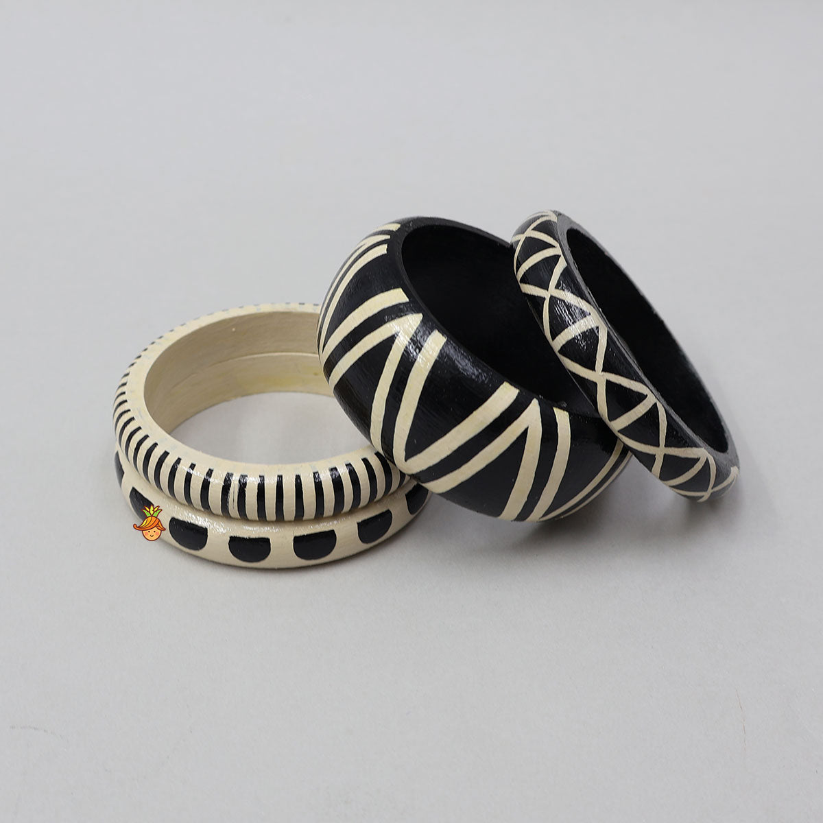 Hand Painted Wooden Bangles