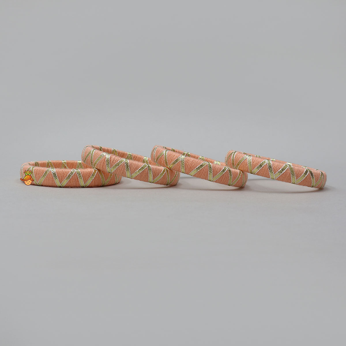 Gota Lace Embellished Thread Bangles