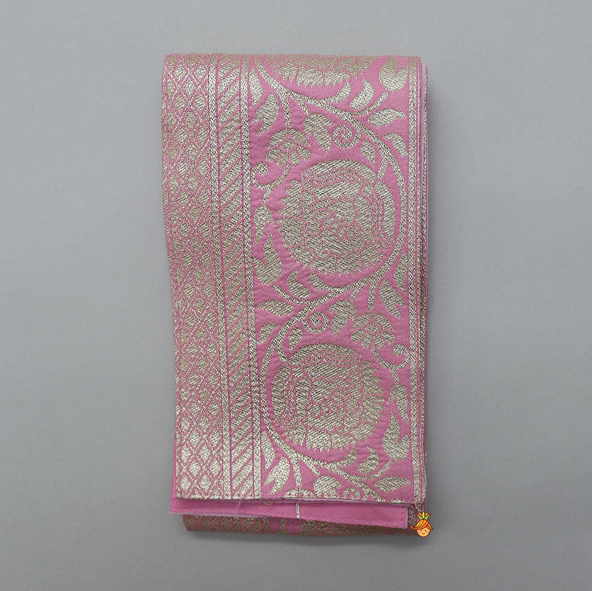 Floral Embroidered Kurta With Pyjama And Detachable Dupatta