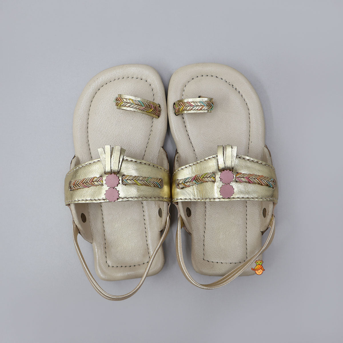 Braided Toe Ring Kolhapuri Flats