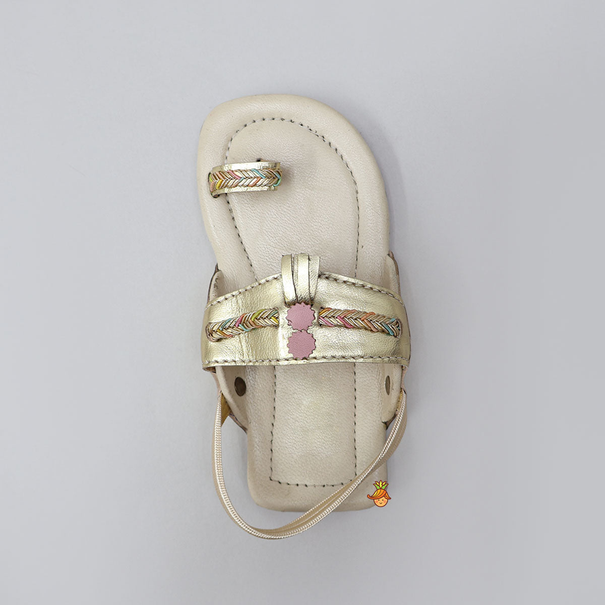 Braided Toe Ring Kolhapuri Flats