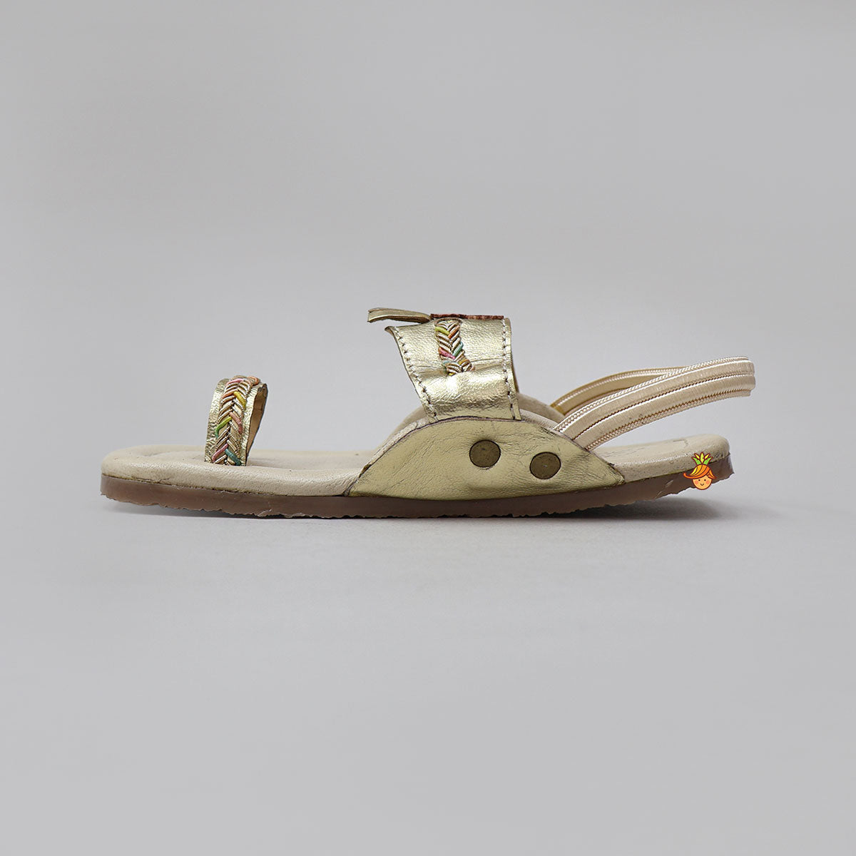 Braided Toe Ring Kolhapuri Flats