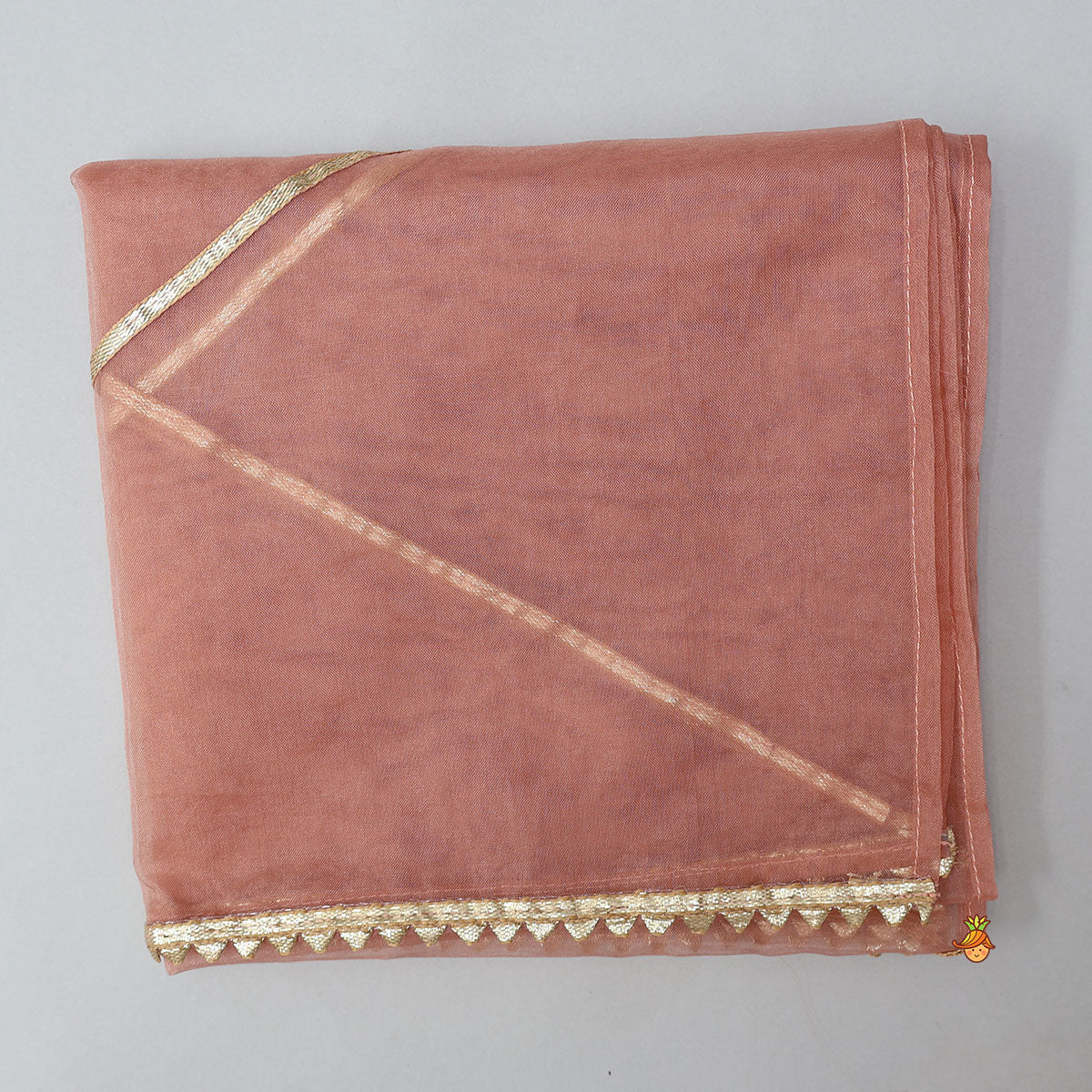 Potli Button Detailed Kurti And Pant With Dupatta