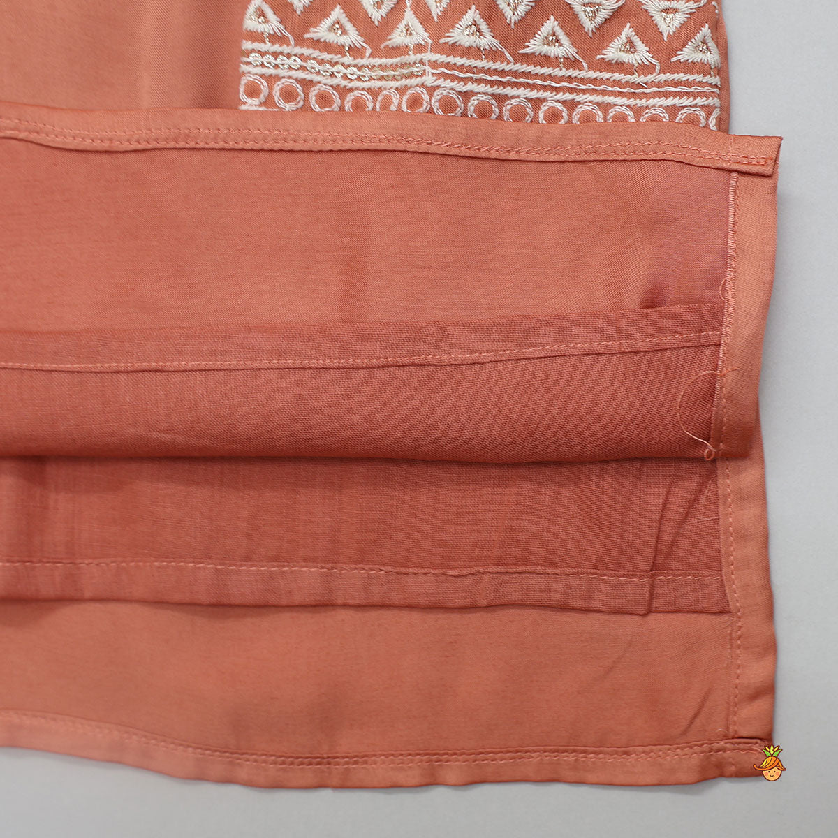 Faux Jacket Style Embroidered Kurta With Pyjama