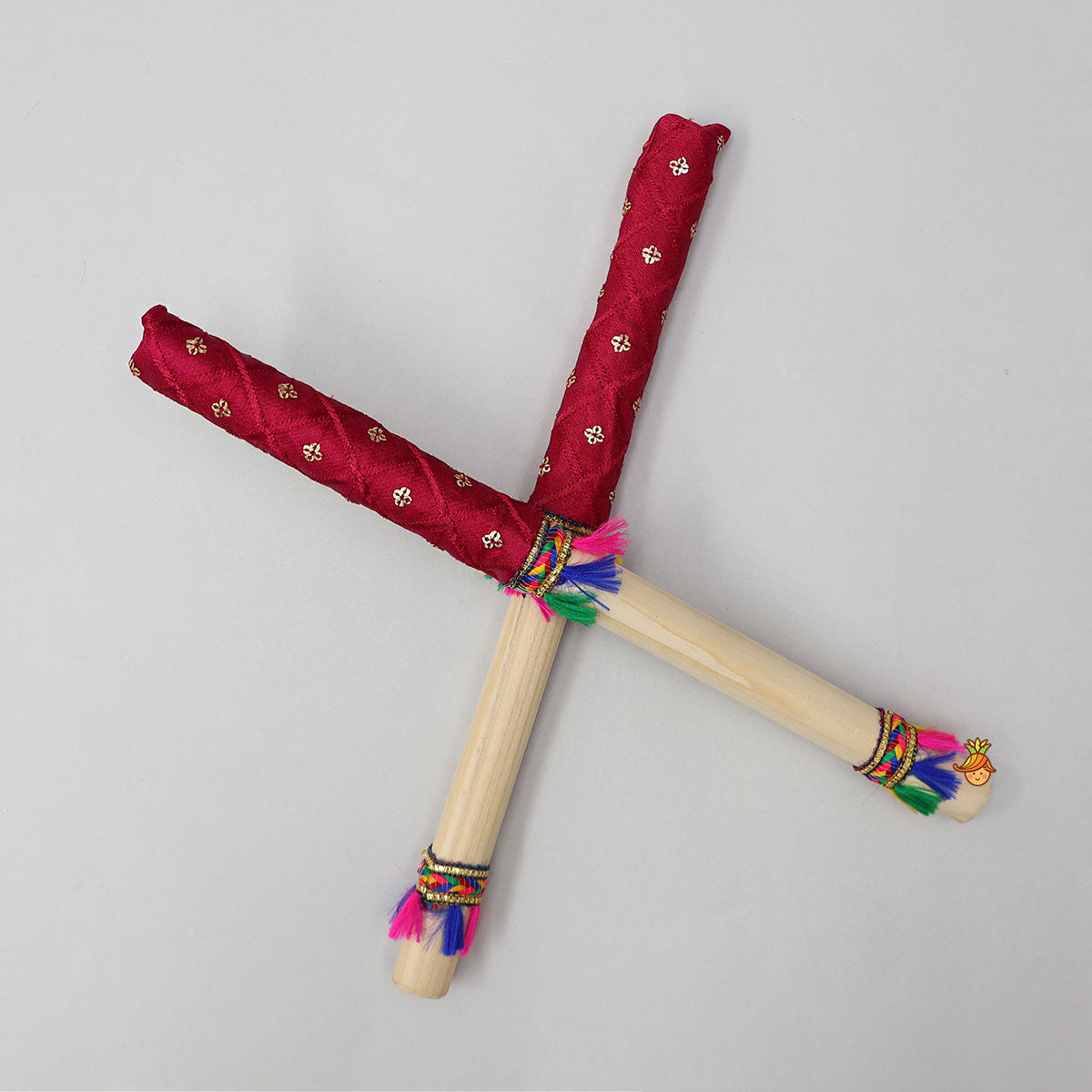 Elegant Festive Name Personalizable Dandiya Sticks