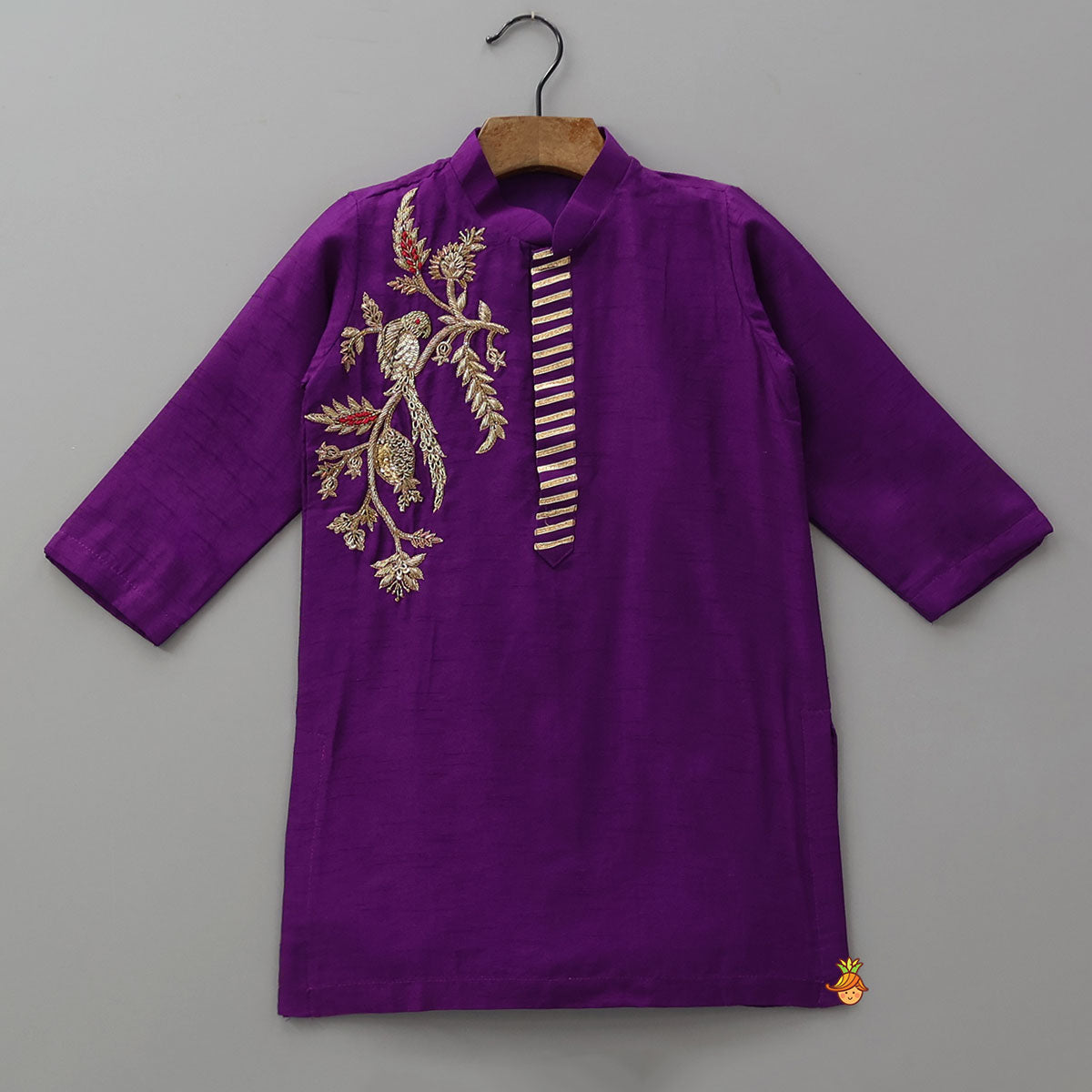 Charmingly Embroidered Kurta And Churidar