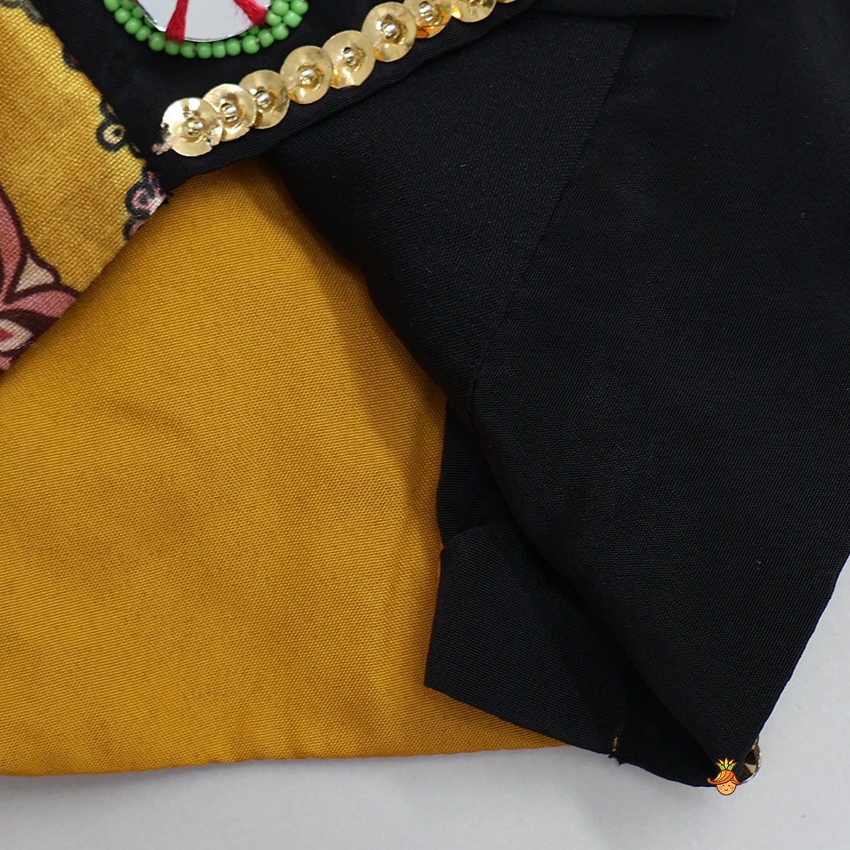 Stunning Ghungroo Detailed Top And Floral Printed Lehenga