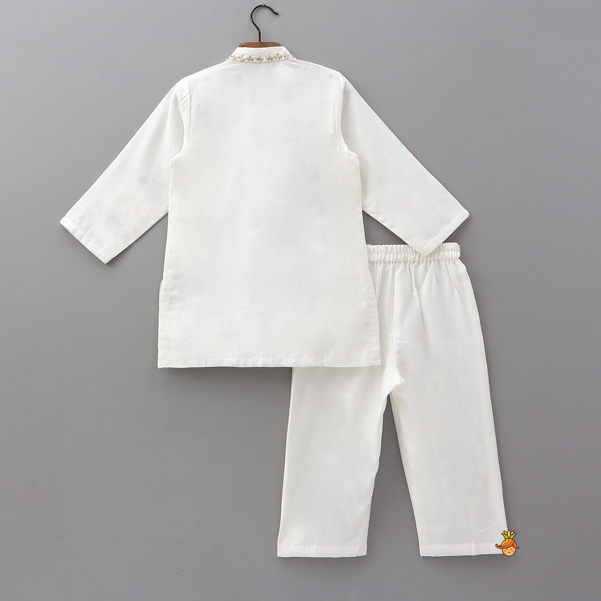 Decorative Patchwork Detailed Kurta With Pyjama