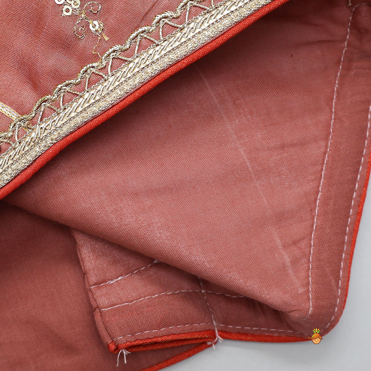 Elegant Embellished Top With Flared Lehenga And Dupatta