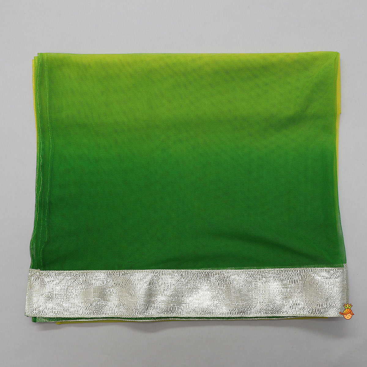 Bandhani Embroidered Kurti With Lehenga And Dupatta