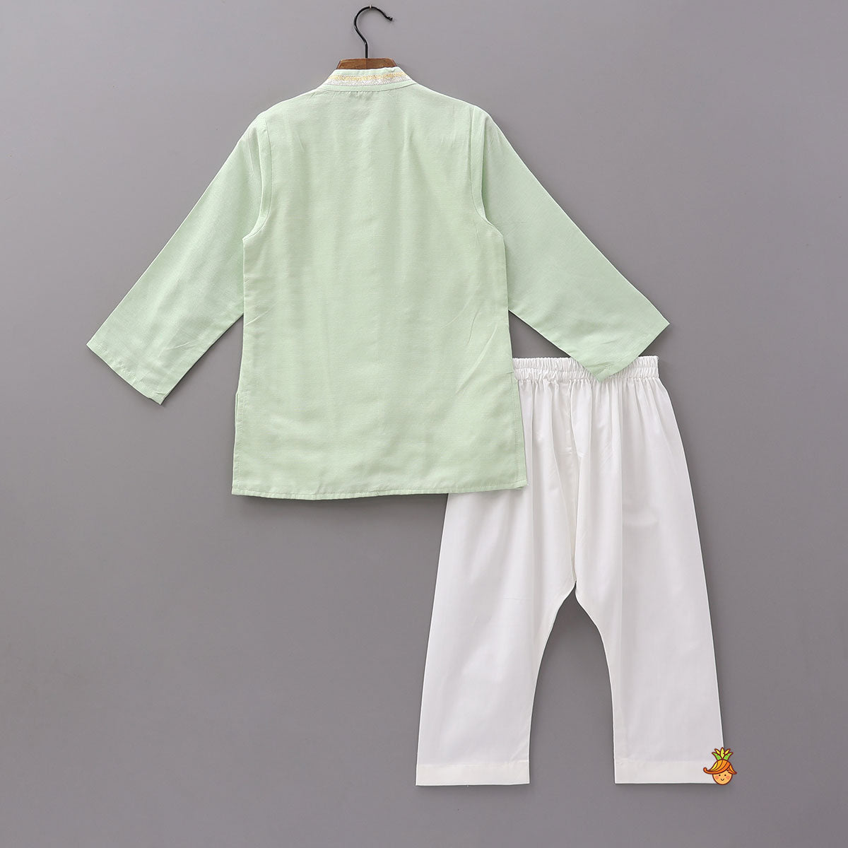 Classic Front Placket Kurta And Pyjama