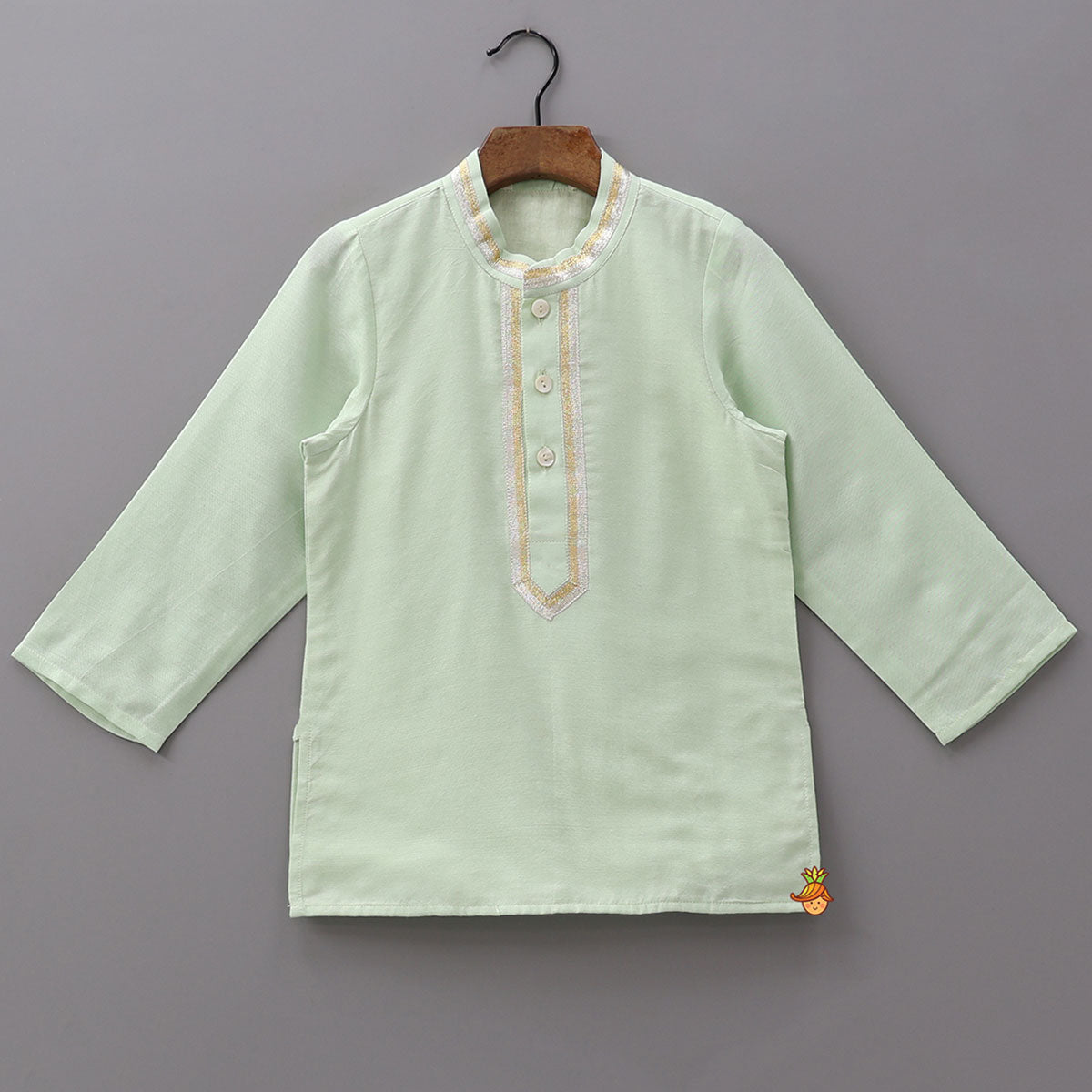 Classic Front Placket Kurta And Pyjama