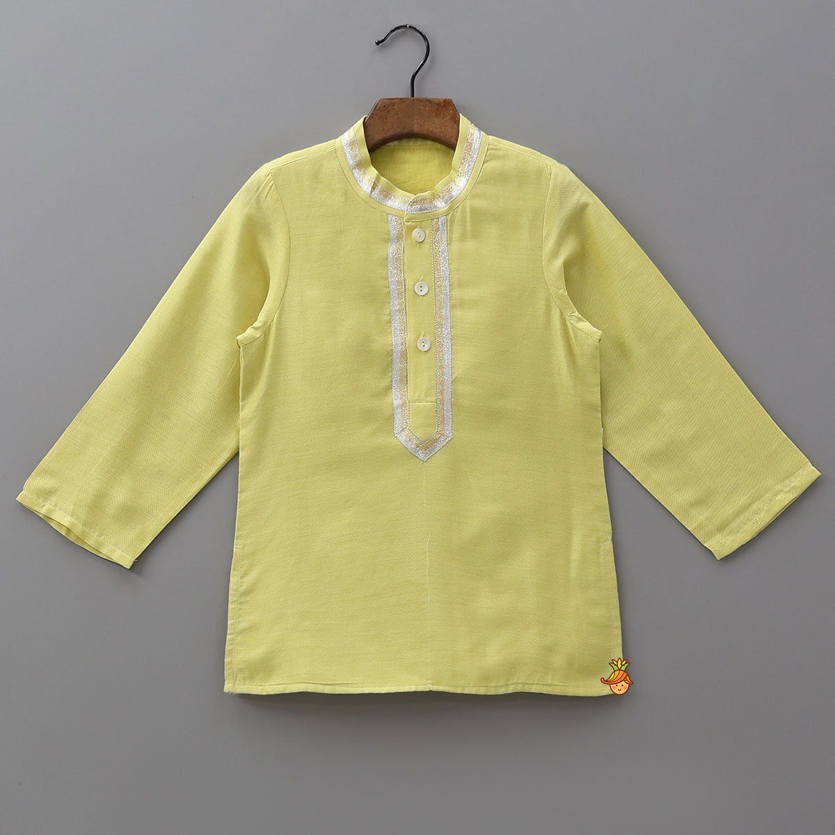 Traditional Front Placket Kurta And Pyjama
