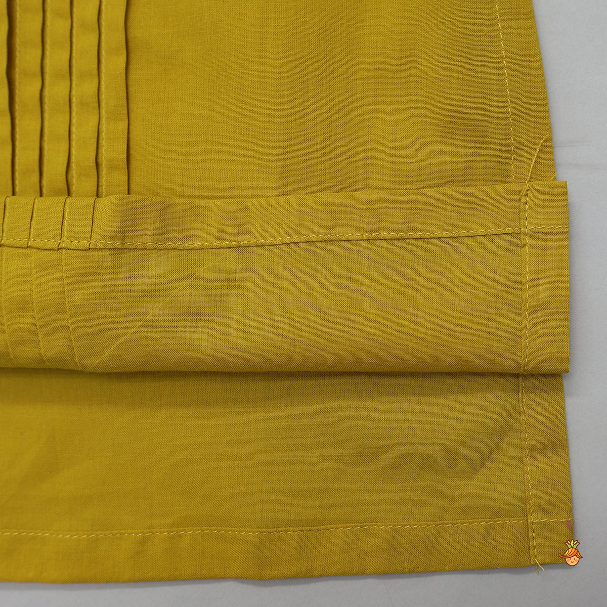 Pin Tuck Cotton Ethnic Kurta With Pocket Detail Jacket And Pyjama