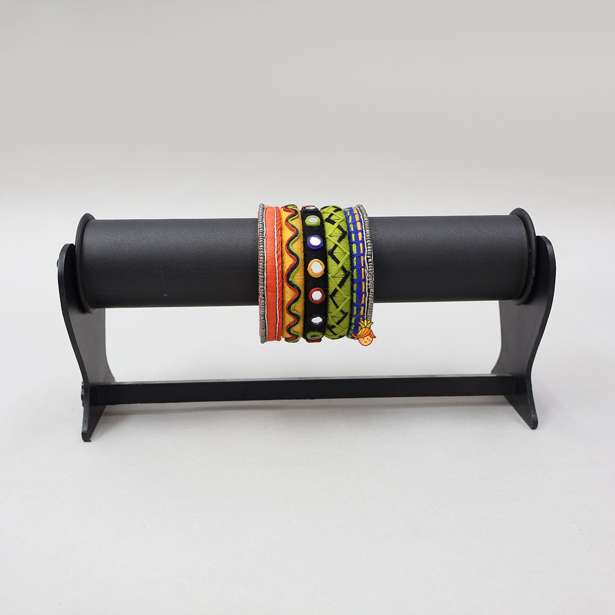 Mirror Embellished Thread Bangles