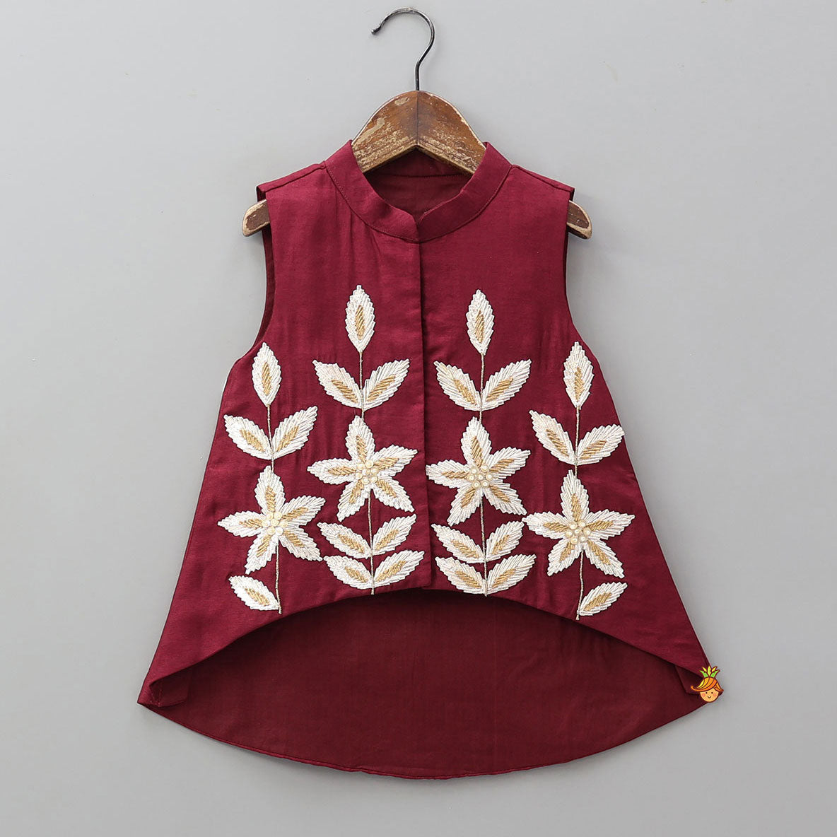 Jacket Style High Low Charming Top And Asymmetric Palazzo