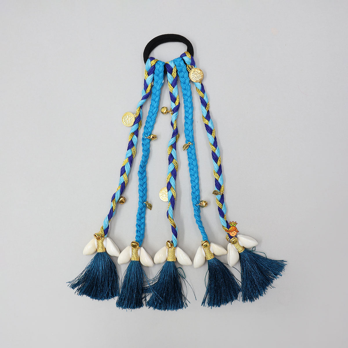 Stunning Braided Tassel Hair Tie Parandi