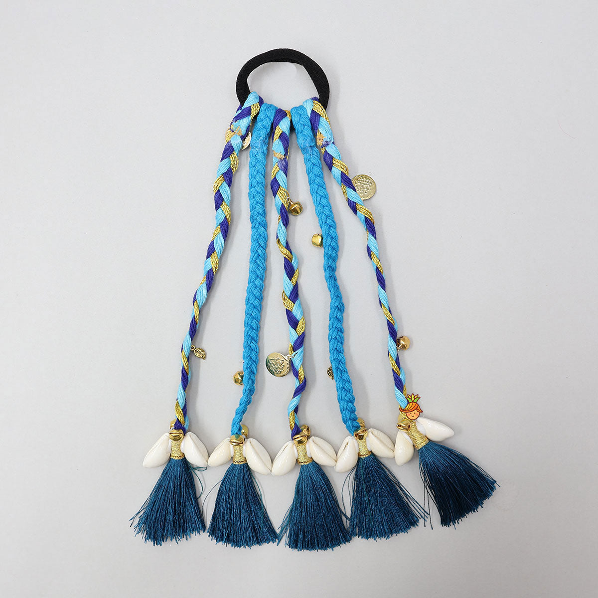 Stunning Braided Tassel Hair Tie Parandi