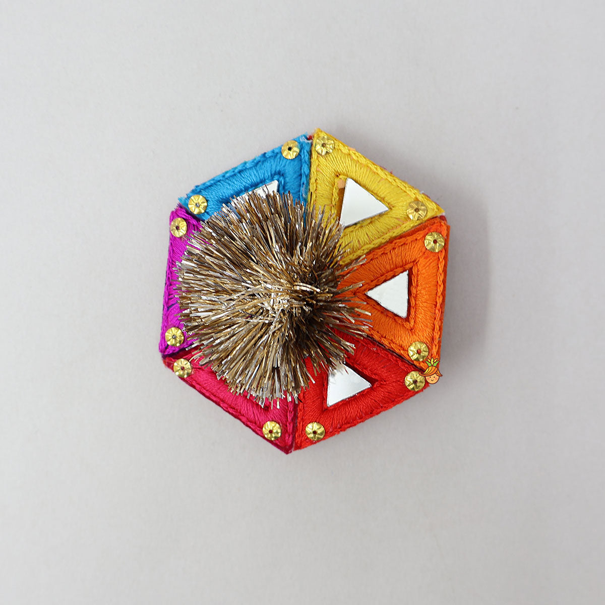 Mirror Work Festive Hair Clip